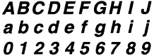 92: Helvetica Bold Italic