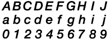 111: Helvetica Neue Italic