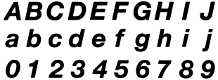 113: Helvetica Neue Bold Italic